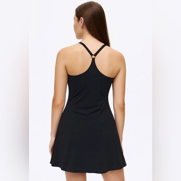 Outdoor Voices The Exercise Dress Black Size Large NWT | Built-In Shorts - Picture 3 of 10